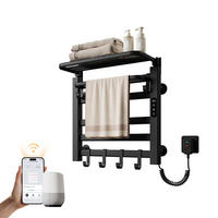 HEIZKÖRPER Elektrisch mit WiFi und Fernbedienung Schwarz 50/50 cm - Schwarz, Metall (50/50/25cm) - EMKE