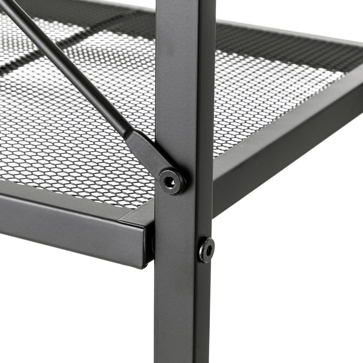 REGAL - Eisen - Schwarz, Metall (40/147/35cm) - home24