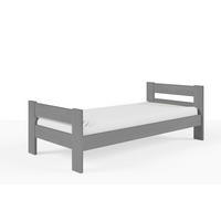 KINDERBETT OSCARO 90x200 cm Hellgrau - Hellgrau, Holz (90/200cm) - MASSENO