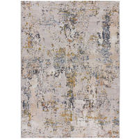 WEBTEPPICH Beige Springs 115/170 cm - Blau/Beige, Naturmaterialien/Textil (115/170cm) - Atticgo