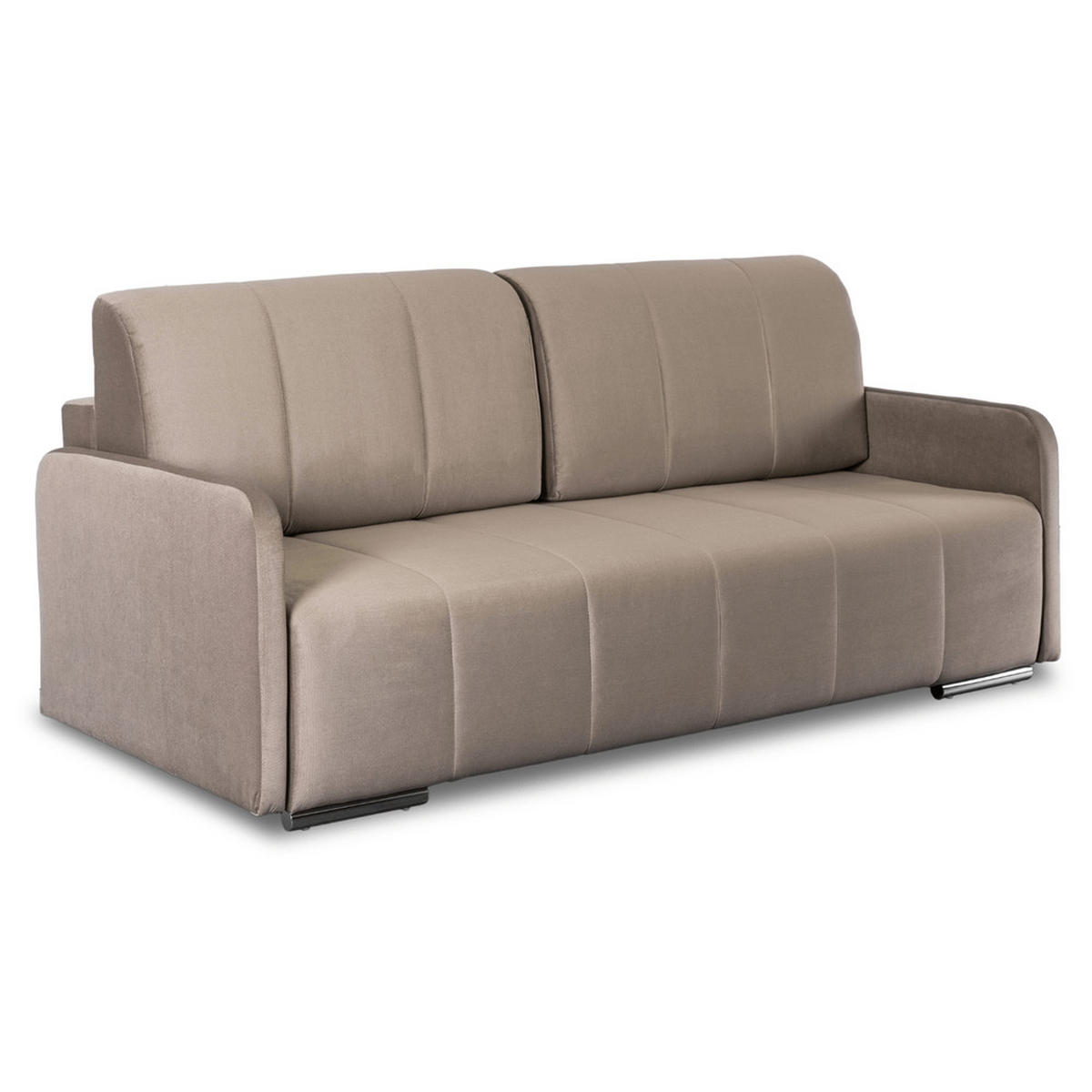 SOFA IBIZA ausziehbar mit Schlaffunktion Beige - Beige, Holz/Textil (202/93/97cm) - makarowski meble