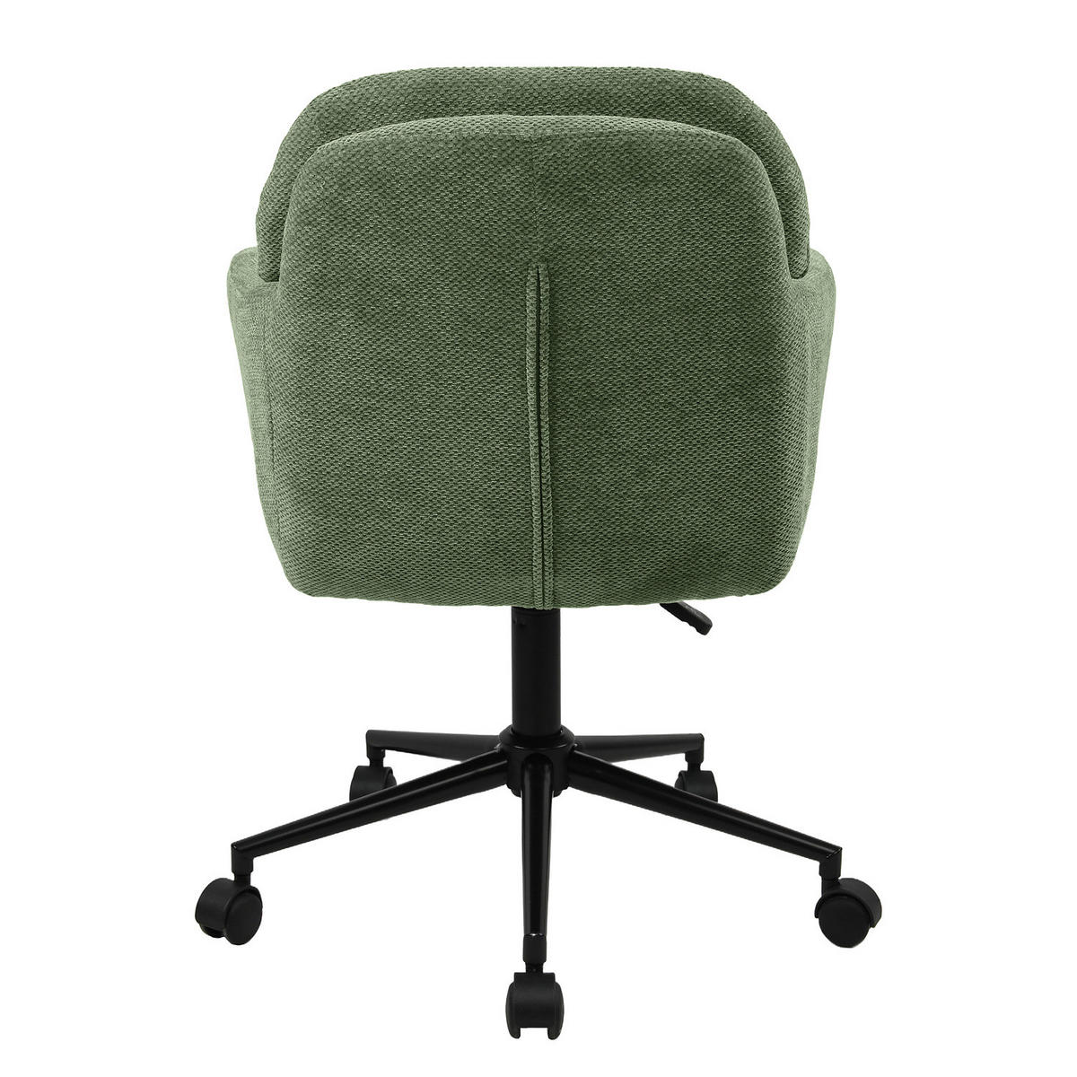 BÜRODREHSTUHL - Dunkelgrün, Textil/Metall (61/85/61cm) - home24