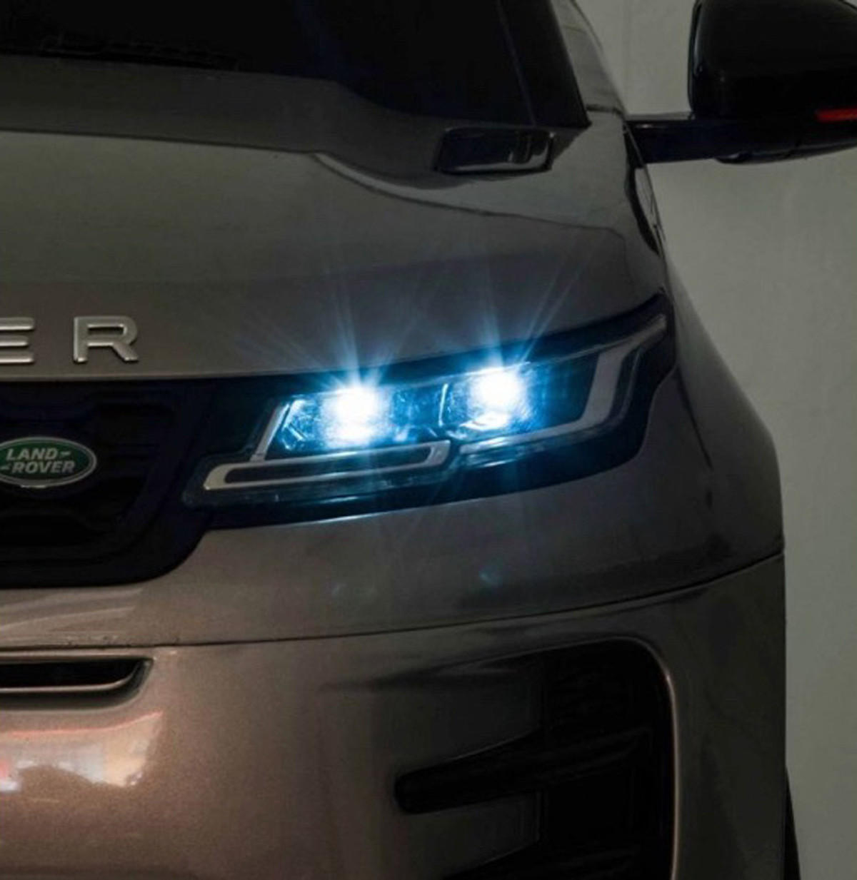 KINDER ELEKTROAUTO Range Rover Evogue grau - Grau, Kunststoff (108/67/52cm) - TPFLiving