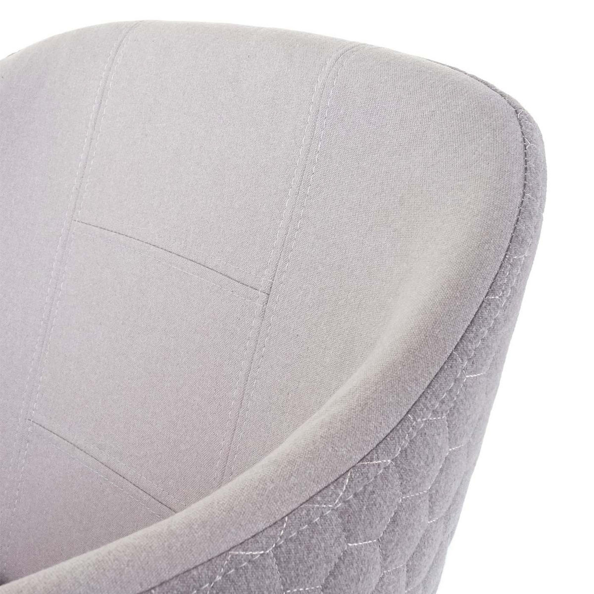 ESSZIMMERSTUHL Hellgrau - Hellgrau, Textil (53/78/60cm) - MCW