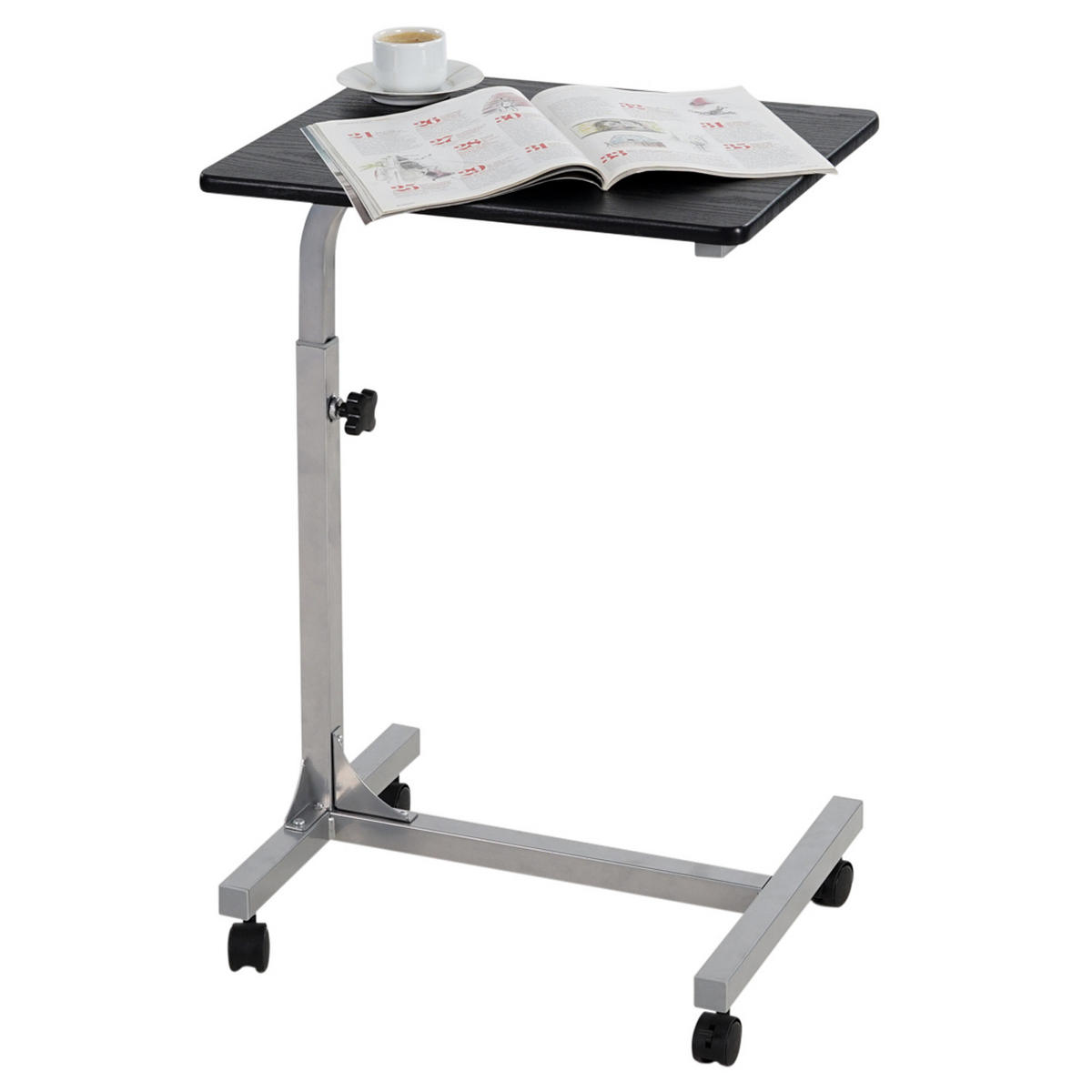 BEISTELLTISCH in Metall - Schwarz, Metall (79/48/37cm) - Meubles Cosy