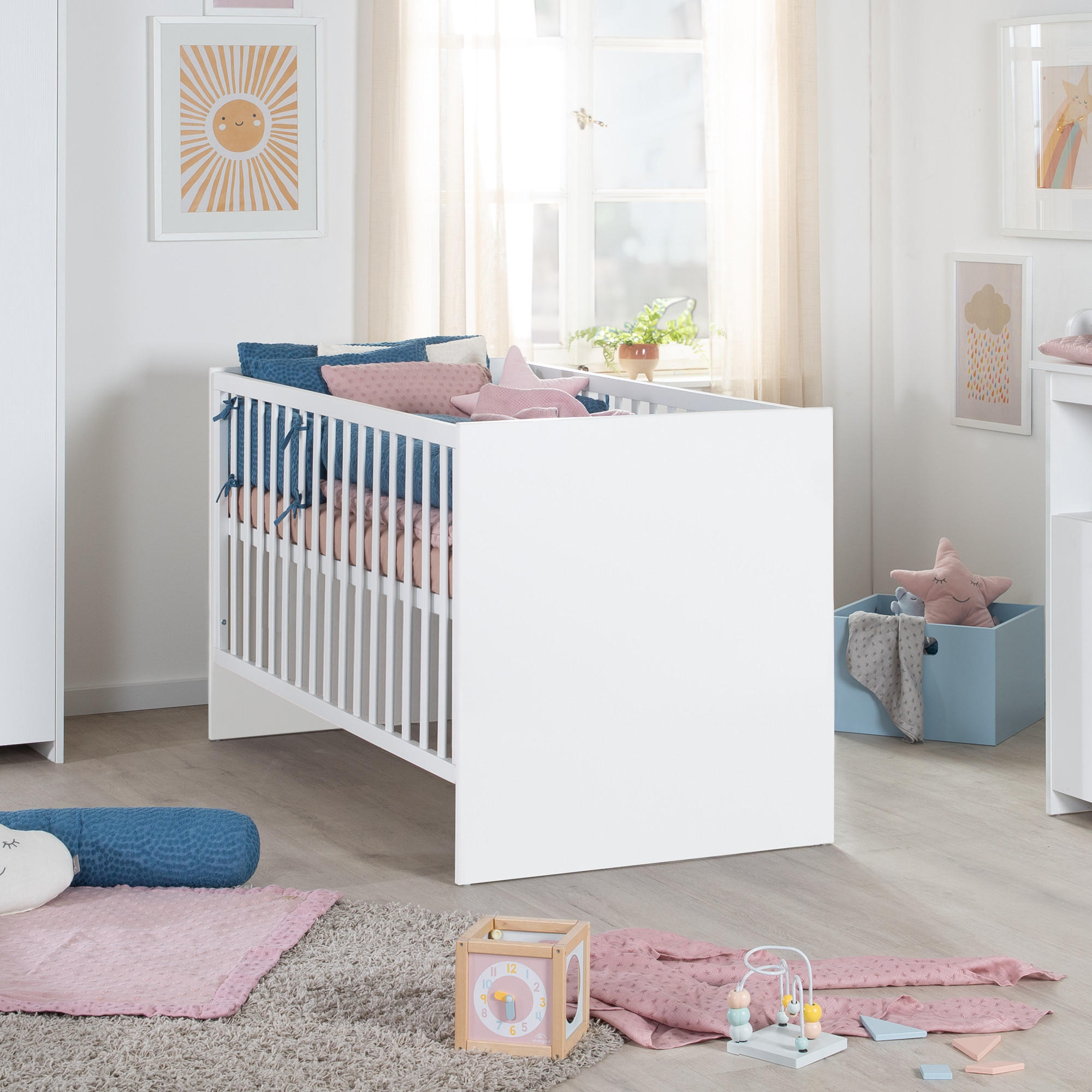 GITTERBETT 70x140 cm Lilo - Weiß, Holzwerkstoff (70/140cm) - Roba