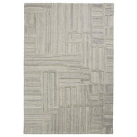 TEPPICH aus Wolle EDALE in Natur, abstrakt, Florhöhe 6 mm, 160 x 230 cm - Beige, Textil (160/230cm) - KADIMA DESIGN