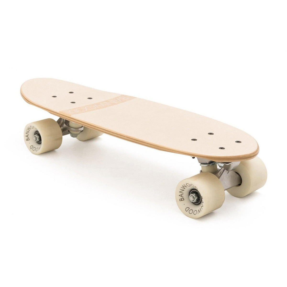 SKATEBOARD aus Holz für Kinder, ab 3 Jahren, Creme - Creme, Holz (17.5/54cm) - Banwood