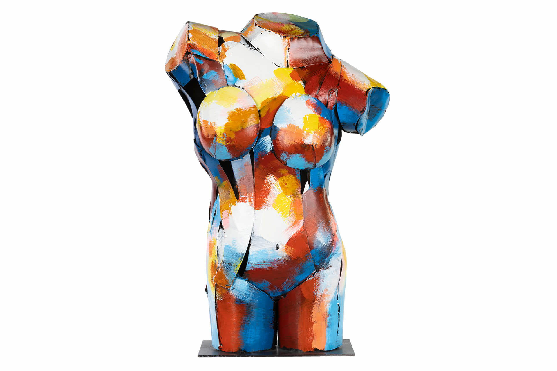 METALLSKULPTUR Bunt 75/43 cm - Multicolor, Metall (5/43/20cm) - KUNSTLOFT