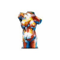 METALLSKULPTUR Bunt 75/43 cm - Multicolor, Metall (5/43/20cm) - KUNSTLOFT