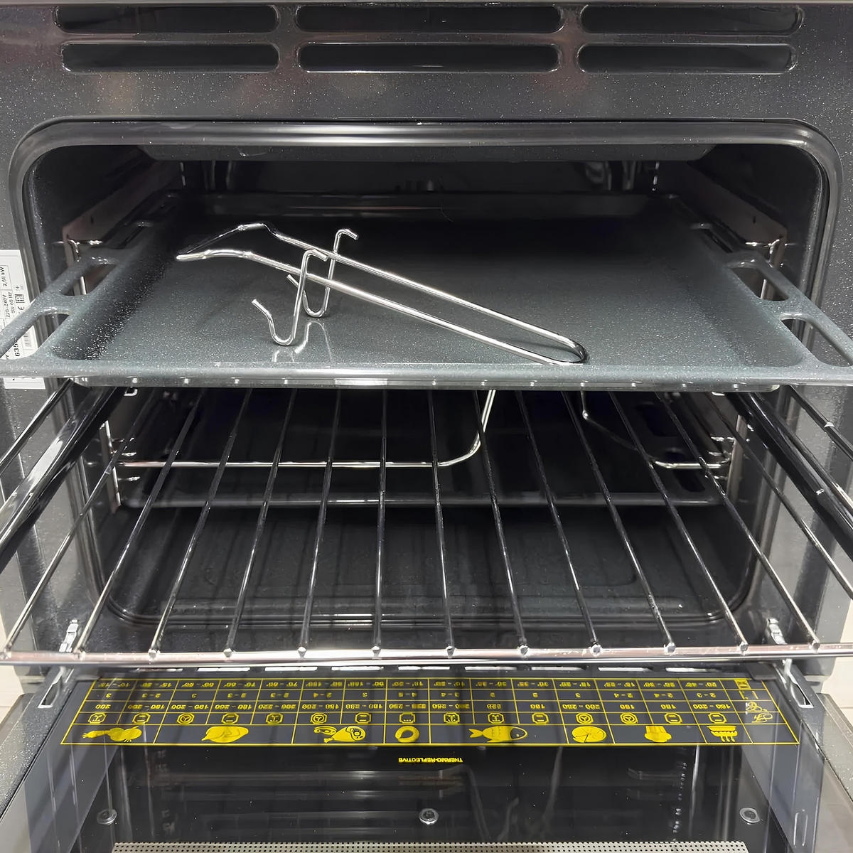 BACKOFEN-SET Elektro Backofen 60 cm EH 6355 Em Sil+KCT 9140 FI Induktionskochfeld 90 cm Schwarz - Schwarz, Metall (59.4/59.4/56.6cm) - Kaiser Küchengeräte