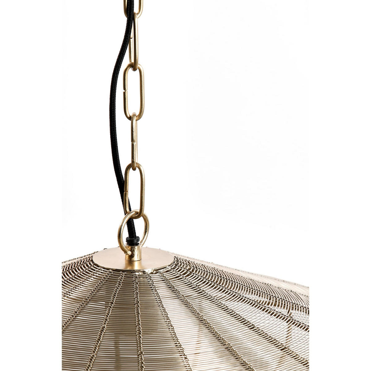 HÄNGELAMPE Bahoto Gold 51/51/20 cm - Goldfarben, Metall (51/51/20cm) - Light & Living