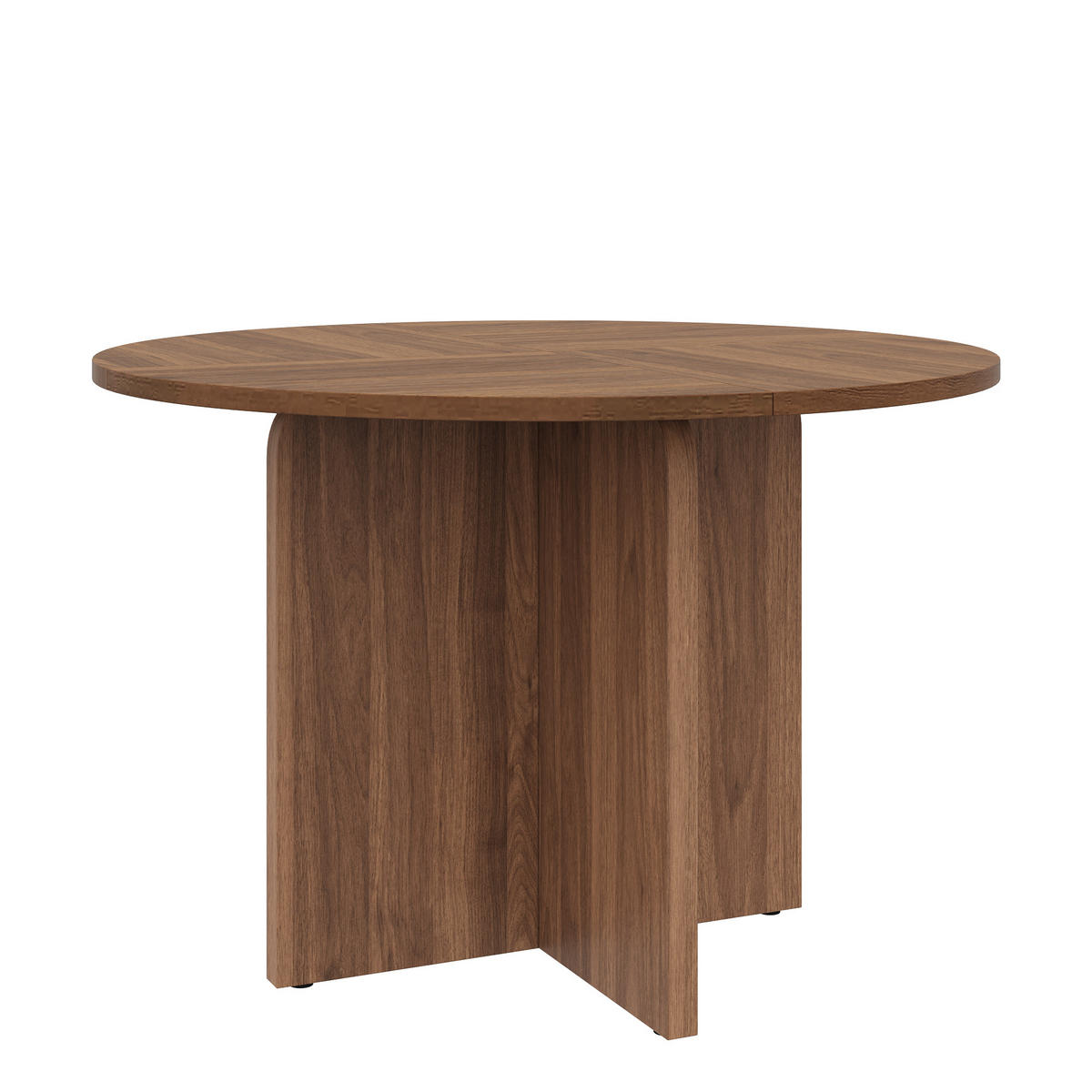 ESSTISCH Rund 120cm Walnuss Skandinavisch Modern - Walnussfarben, Holzwerkstoff (120/120/75cm) - FLIEKS
