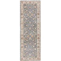 LÄUFER Mara Beige/Blau 80x240 cm - Beige, Textil (80/240cm) - benuta Pop