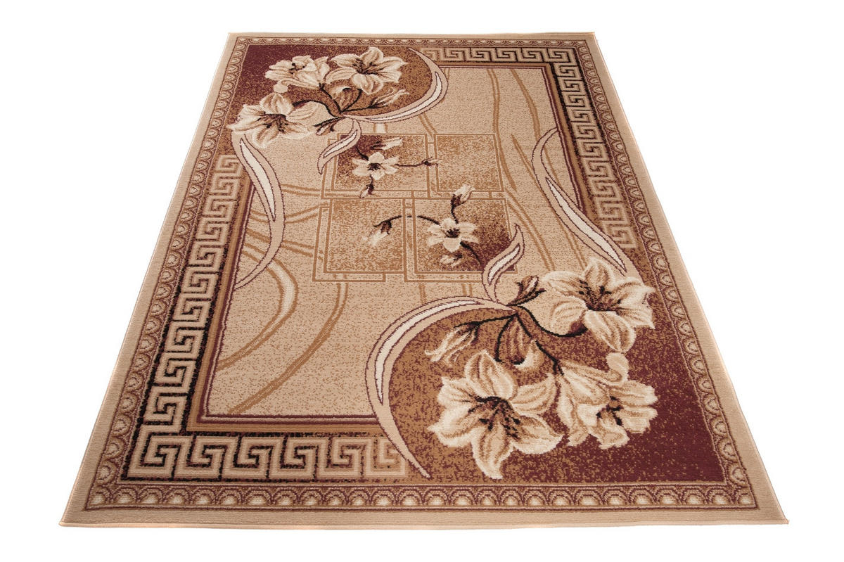 TEPPICH ATLAS Beige Hellbraun 130/190 cm - Hellbraun/Beige, Textil (130/190cm) - Tapiso