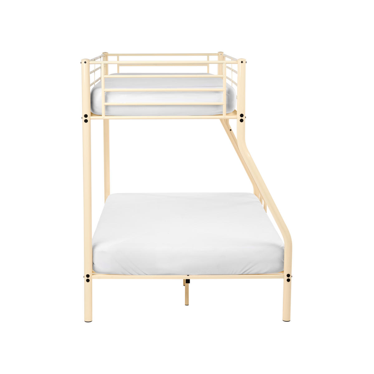 HOCHBETT Metall 90/120/200 cm Beige Chadurie - Beige, Metall (90/200cm) - Beliani