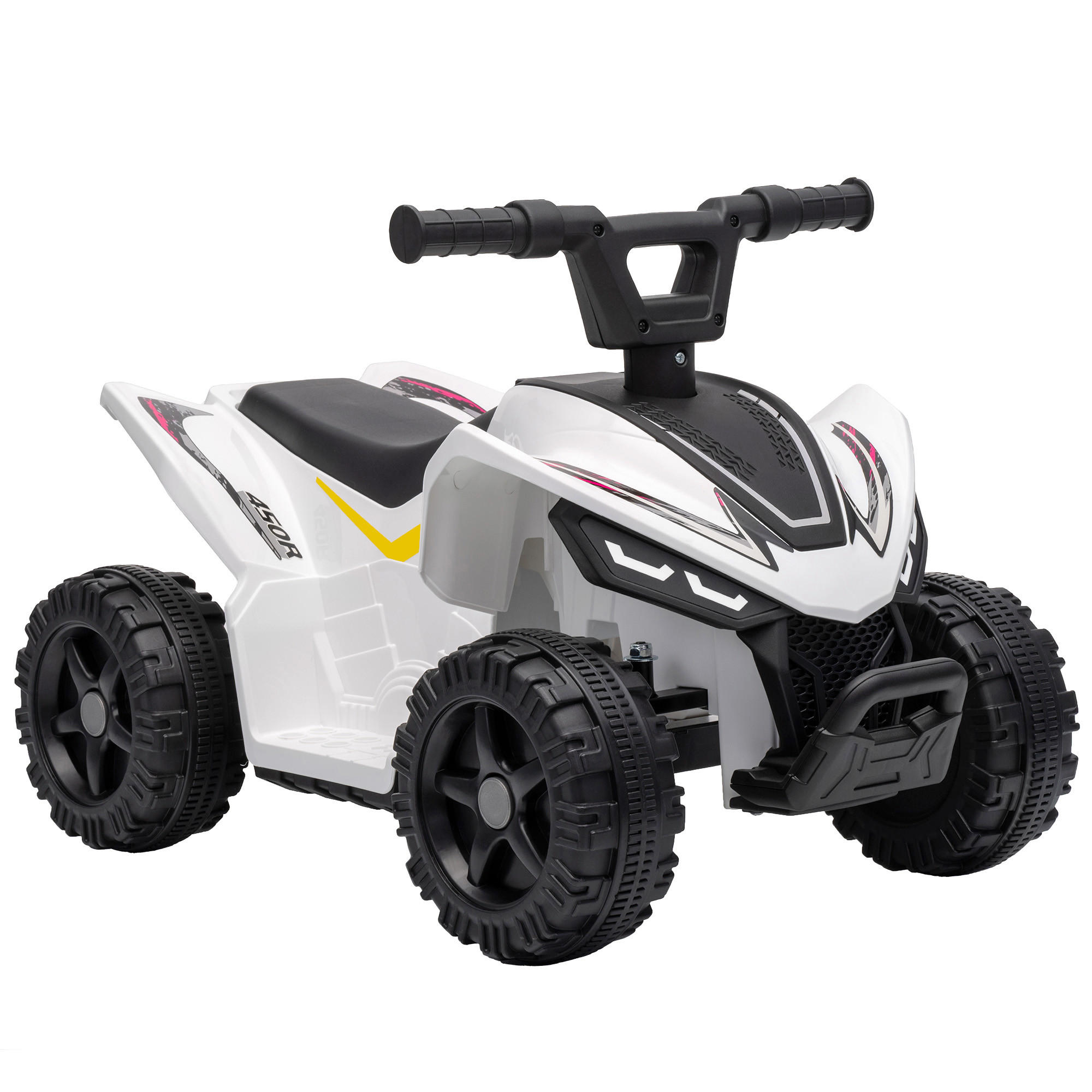 Aiyaplay Kinder-Quad Weiß 38.5x43x67 cm