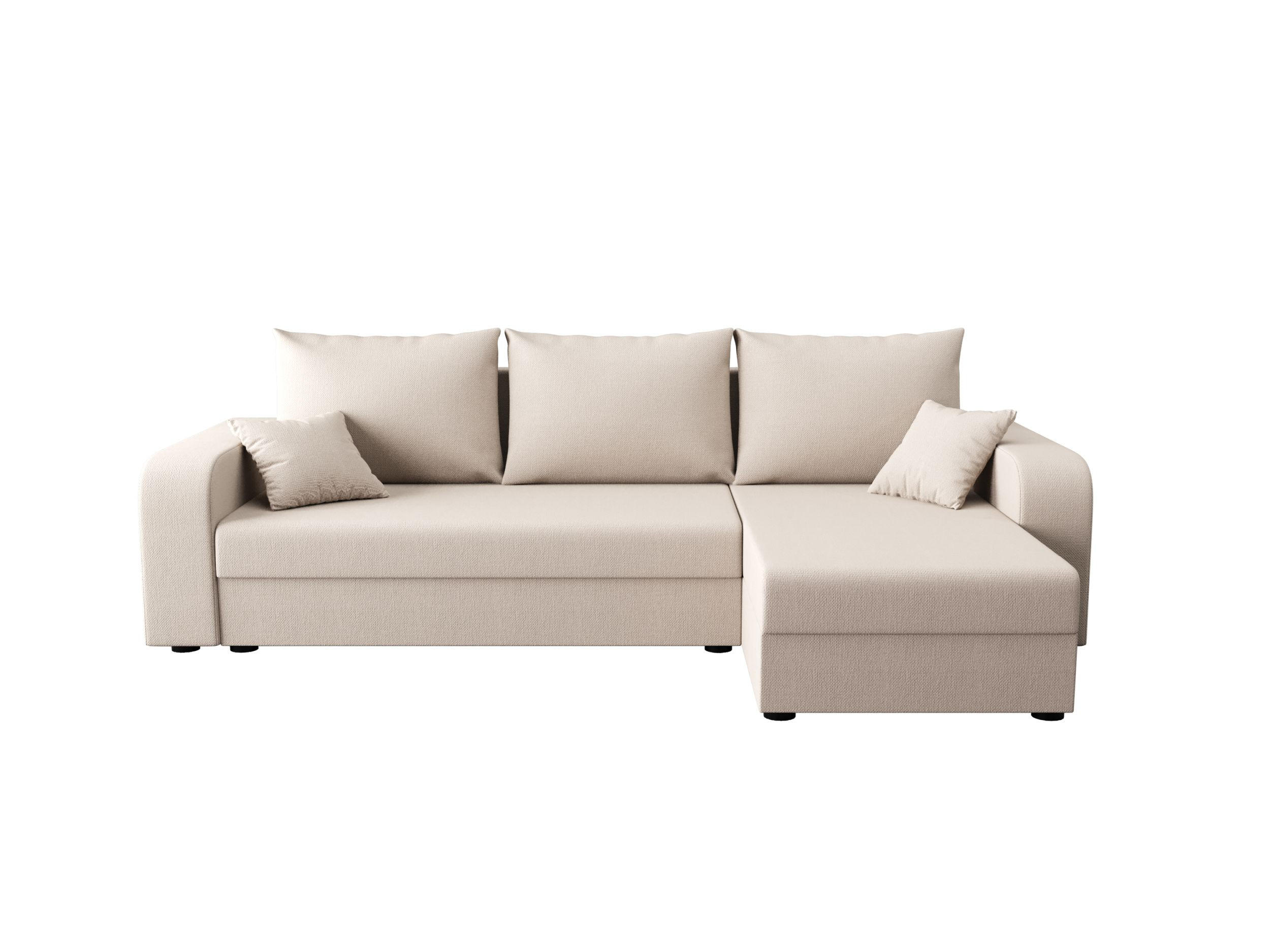 ECKSOFA HEWLET L BIS Cosmic 10 Rechts mit Schlaffunktion - Beige, Textil (240/140cm) - Bedante