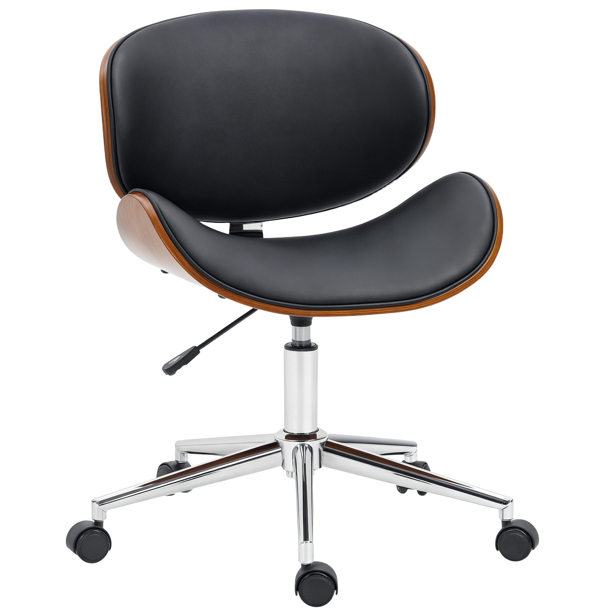 DREHSTUHL DE-11691 53x53 cm Holz/Schwarz - Schwarz, Metall (53/87/53cm) - ComfortXL