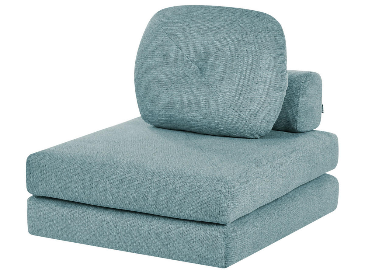 SCHLAFSOFA 81/182 cm Mintgrün Olden - Mintgrün, Textil (81/54/91cm) - Beliani