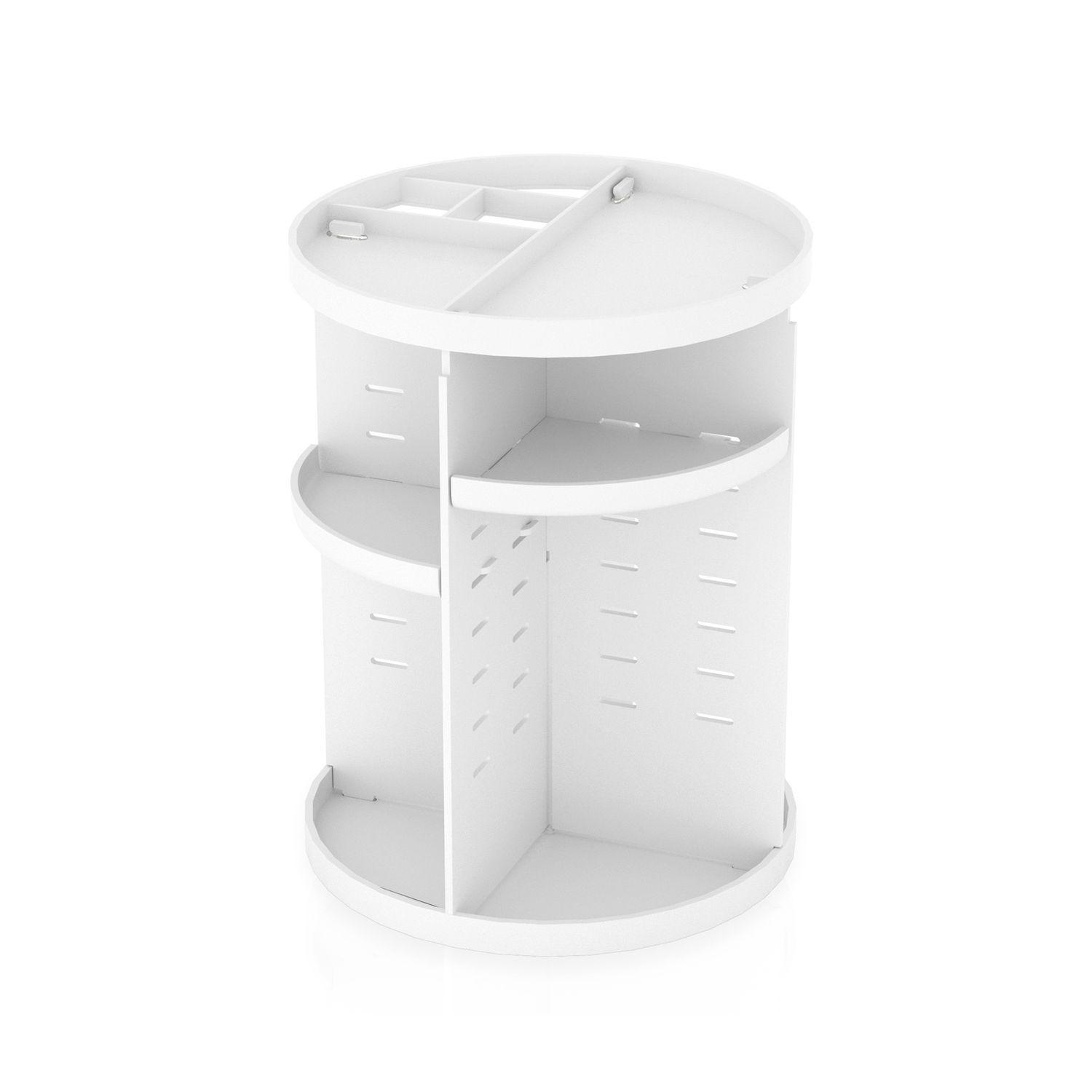 Intirilife Make-Up-Organizer Weiß 23x30x23 cm