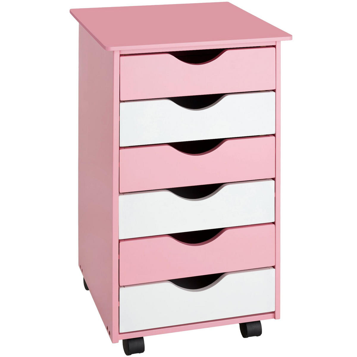 SCHREIBTISCH ,pflegeleicht,rosa - Rosa, Holz (55/94/109cm) - tectake
