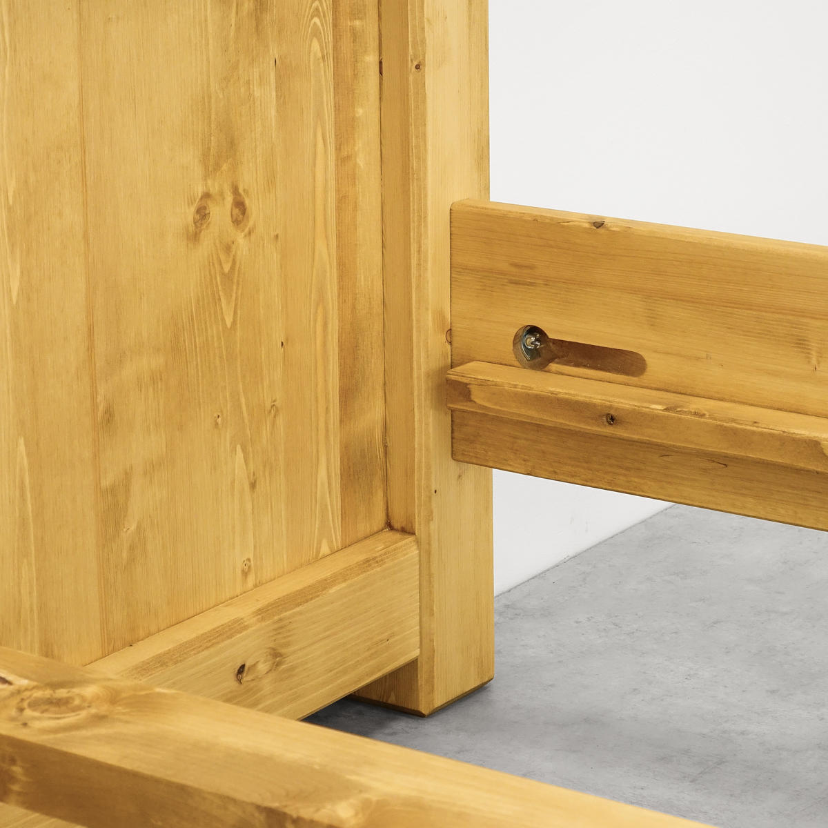 BETT aus Massivholz VINTAGE - Honig, Holz (140/200cm) - Seart