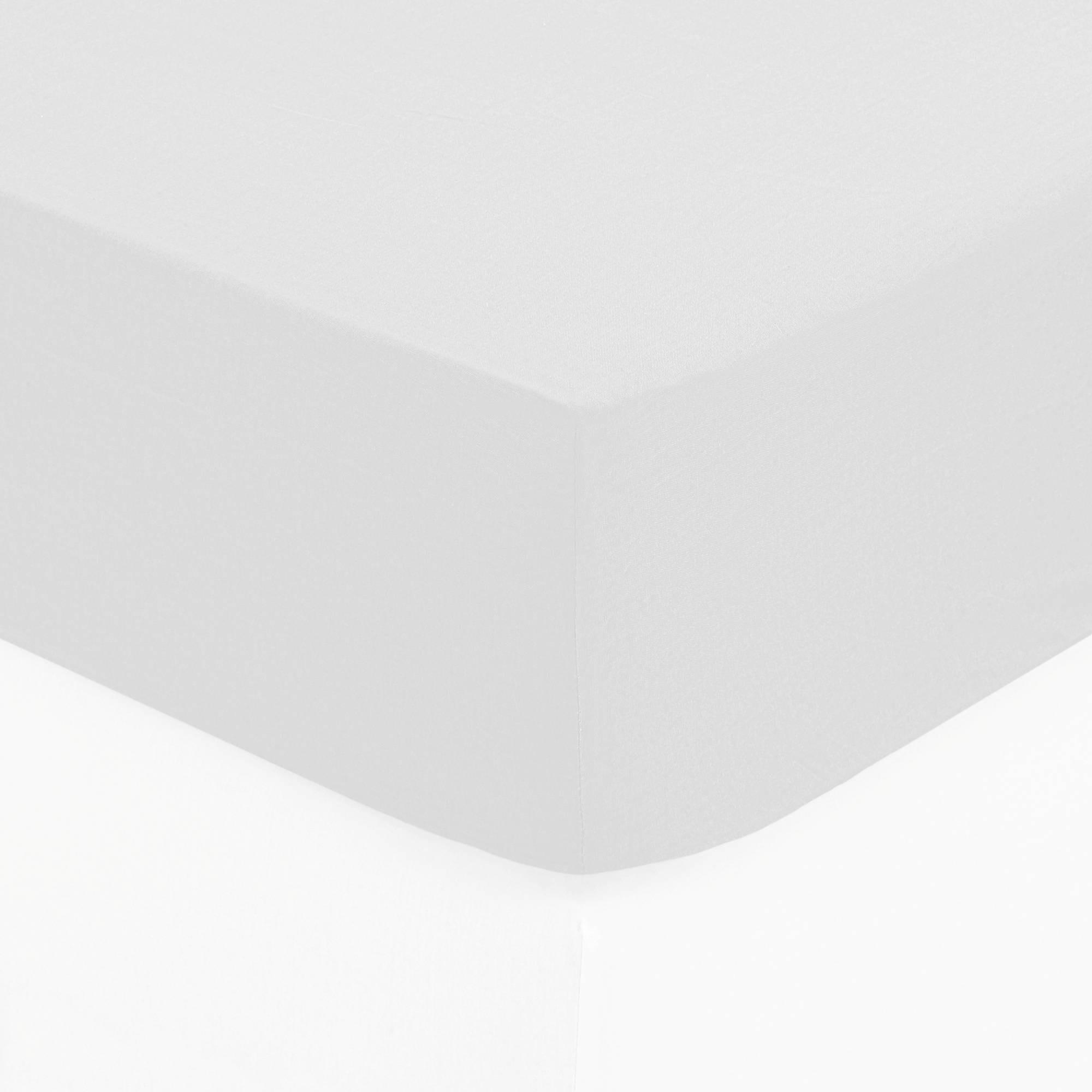 BETTLAKEN mit Gummizug 90/190 cm - Weiß, Naturmaterialen (190/90cm) - Atmosphera Createur d´interieur