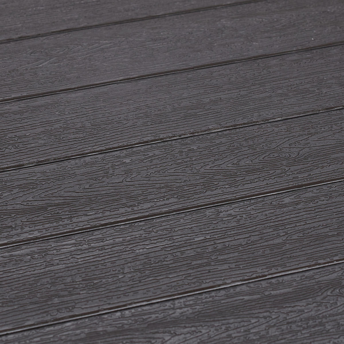 GARTENTISCH - Braun, Kunststoff/Metall (80/80/75cm) - Relaxdays