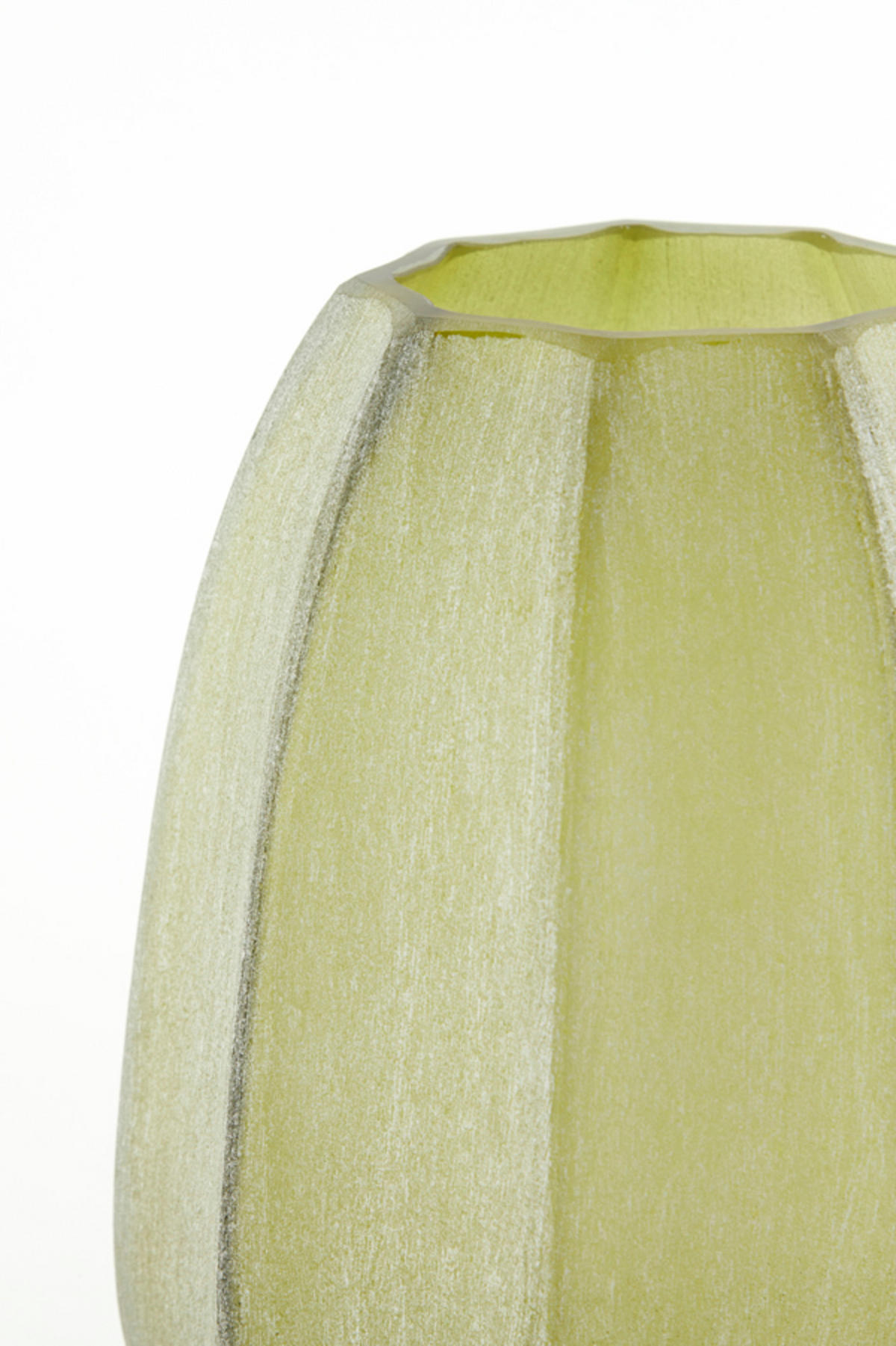 VASE Bradley Grün Ø17/23,5 cm - Grün, Glas (17/23.5cm) - Light & Living