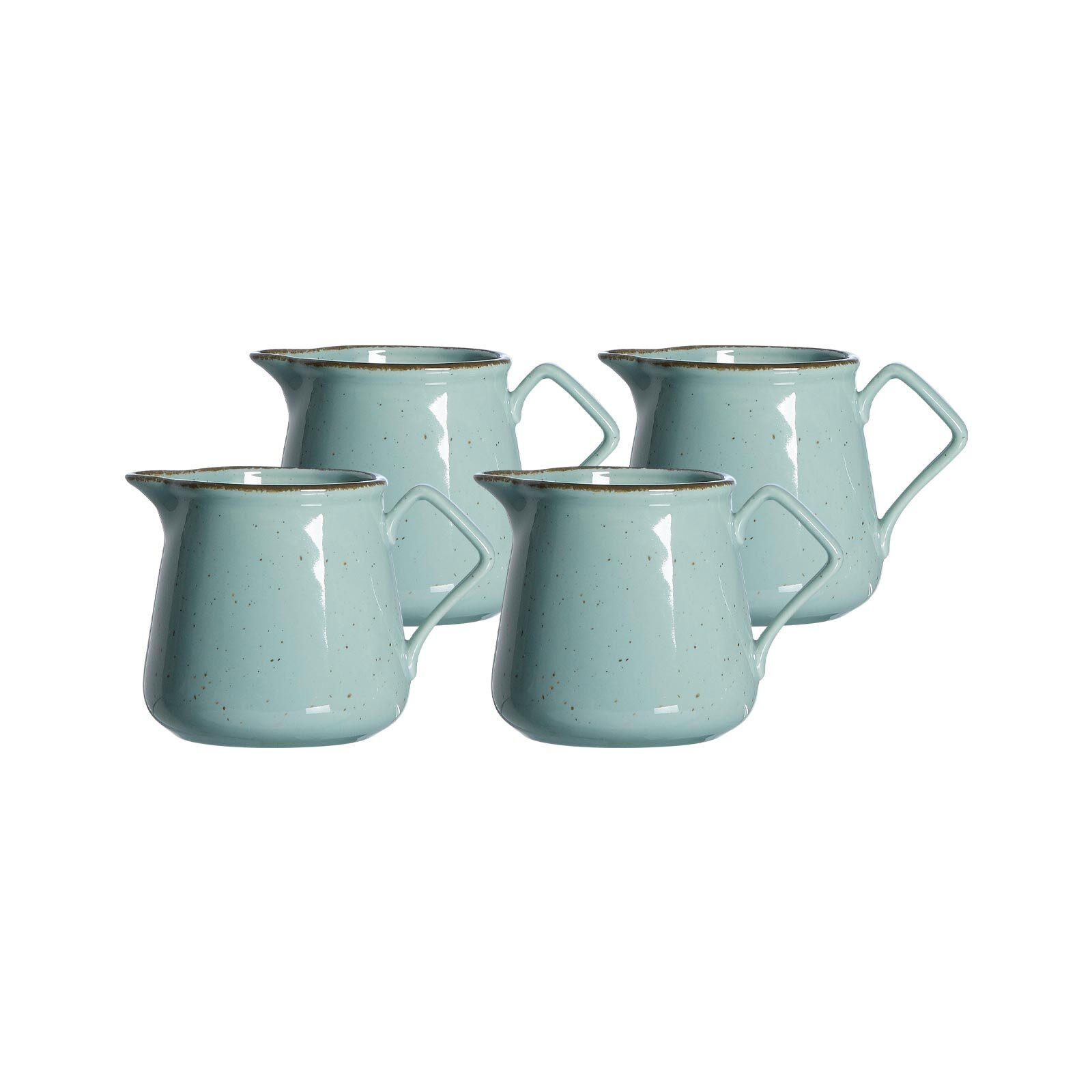 KRÜGE Casa blau 330 ml 4er Set - Blau, Keramik (0.3L) - Ritzenhoff Breker