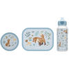 LUNCHSET Campus Forest Friends 3er Set - Weiß/Hellblau, Kunststoff (1/1/1cm) - Mepal