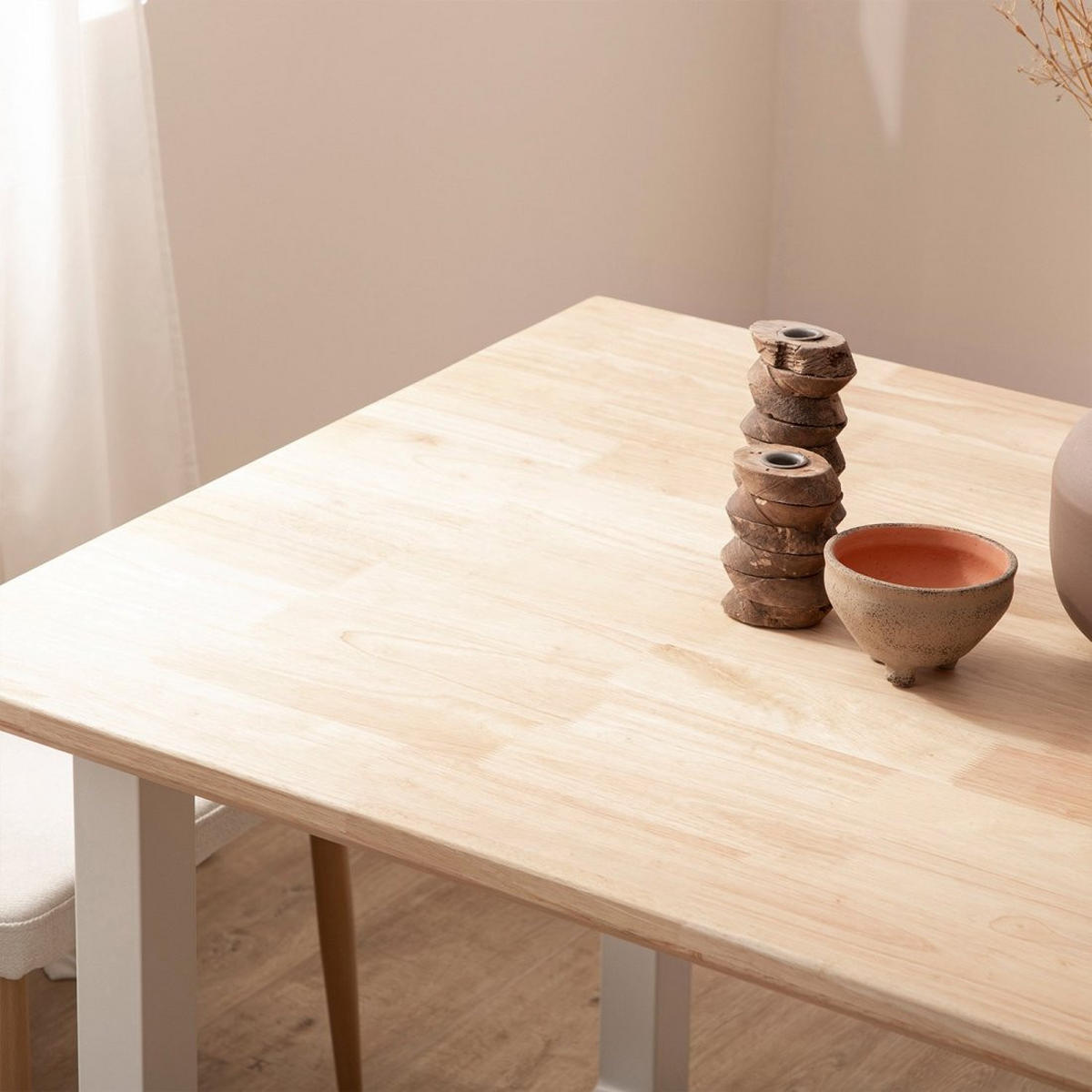 AUSZIEHBARER TISCH Khonor Zweifarbig 150 cm x 76 cm - Multicolor, Holz (90/150/76cm)