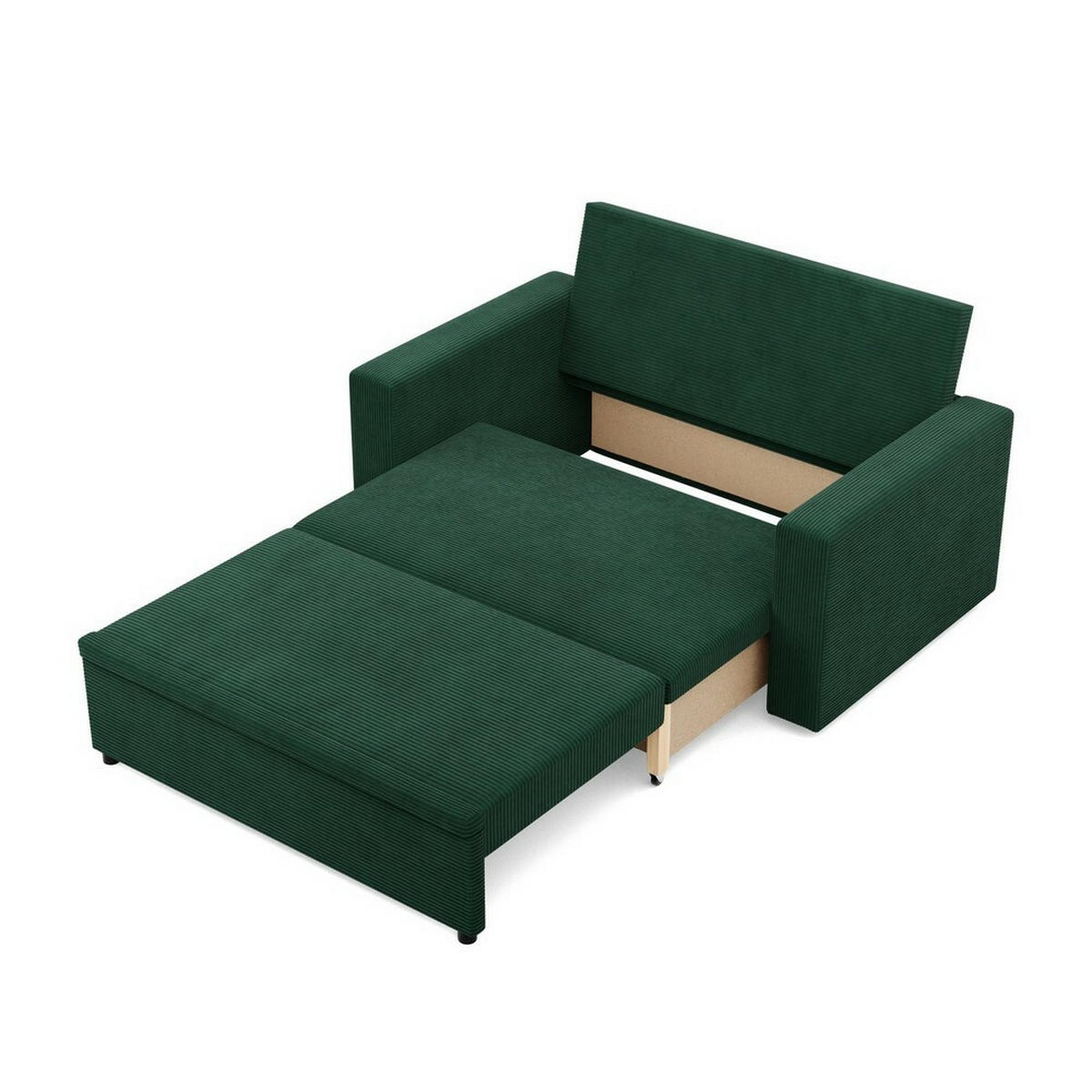 SOFA Neo mit gerader Armlehnen grün - Grün, Textil (148/90/87cm) - SIMKAM Furniture