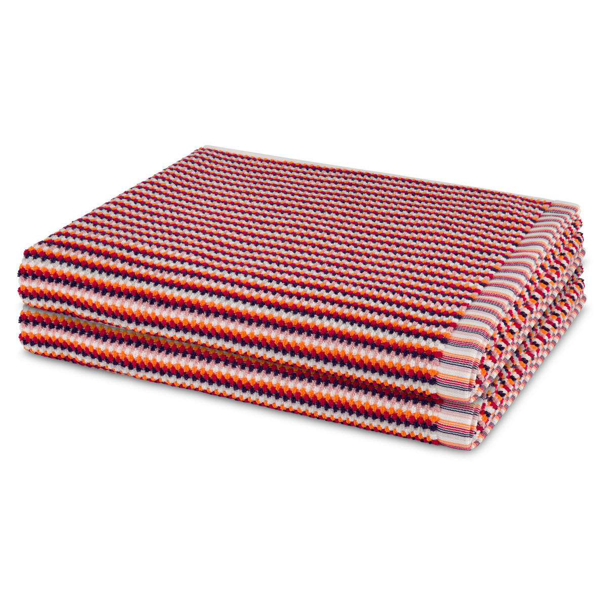 DUSCHTUCH Bliss 2er-Set - Rot, Textil (67/140cm) - MÖVE