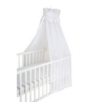 BETTHIMMEL weiß - Weiß, Textil (250/160/0.5cm) - Roba