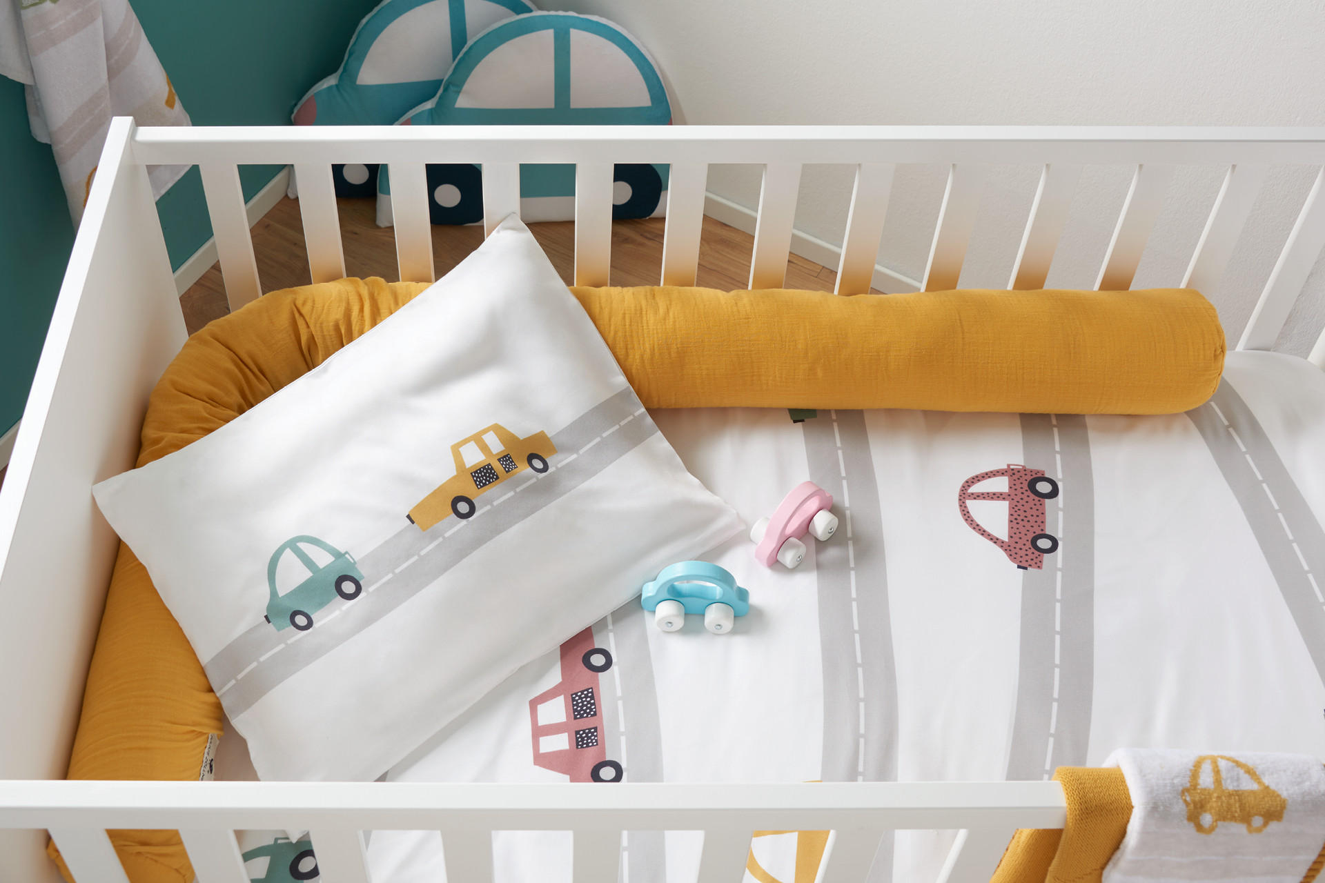 Babyzimmertextilien Auto