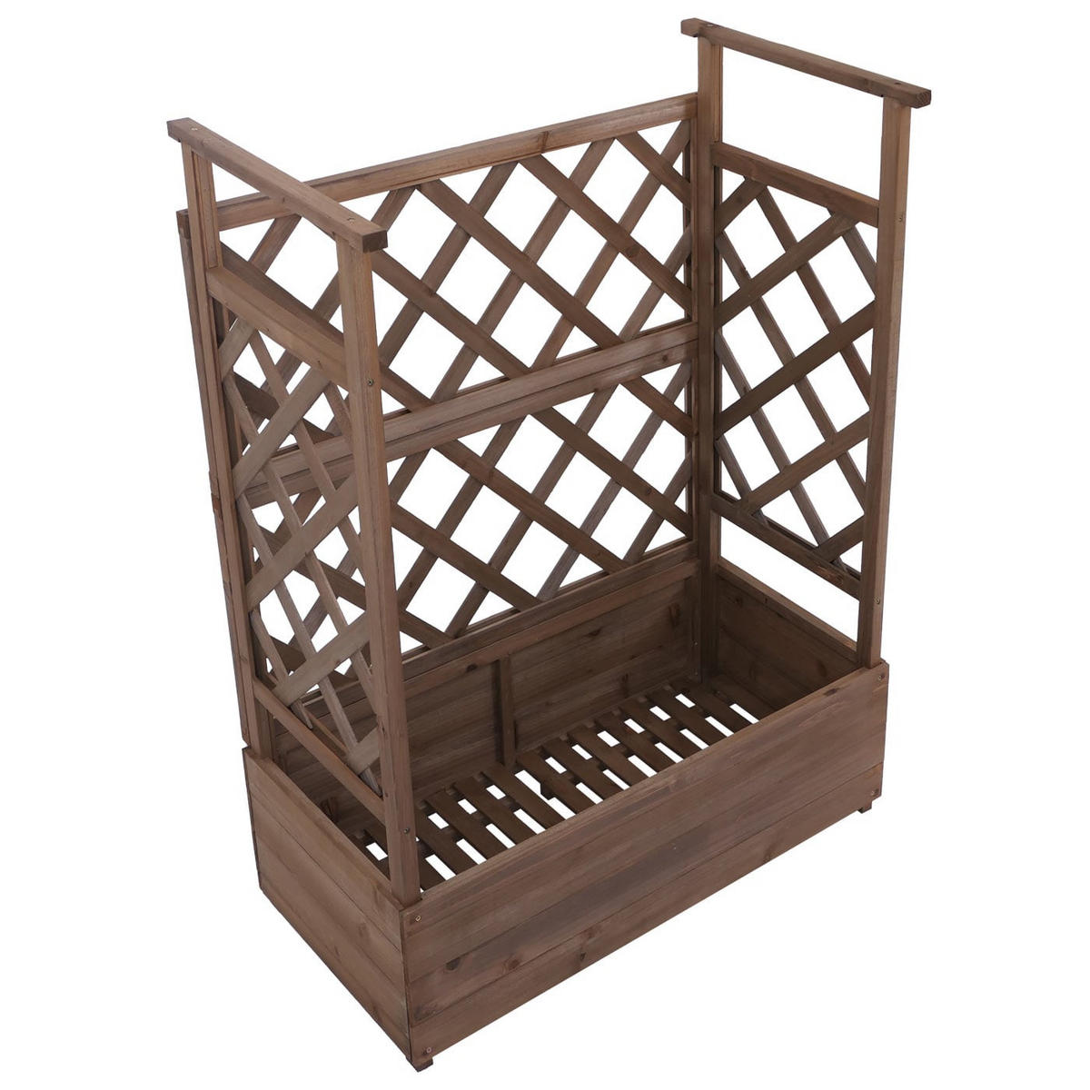 HOCHBEET 114x85x44cm Braun - Braun, Holz (85/114/44cm) - PROREGAL