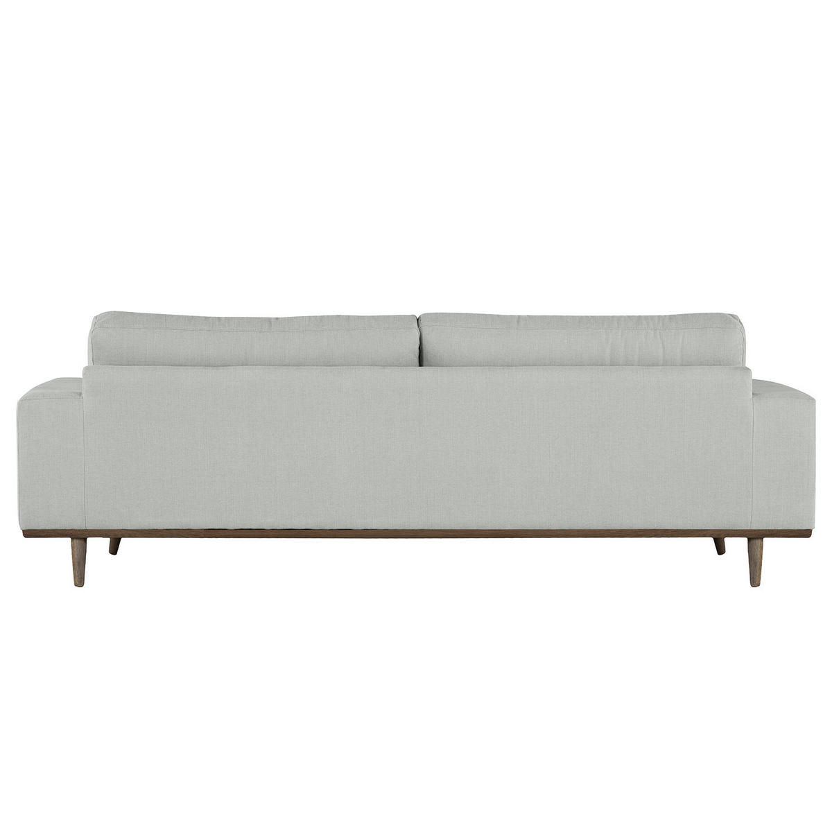 3-SITZER SOFA - Grau, Naturmaterialien (237/81/88cm) - home24