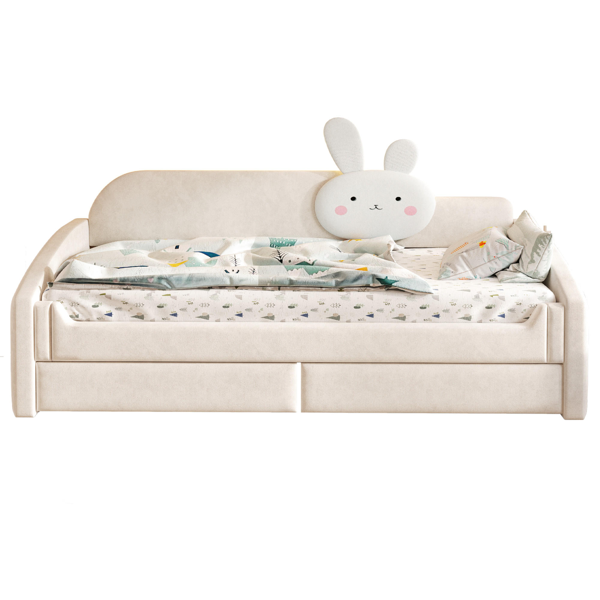 CANAPEA EXTENSIBILA COPII 90x200cm Bej
