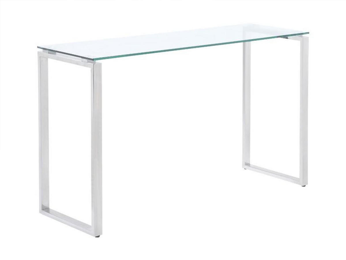 KONSOLENTISCH - Glas - FREYA - Transparent, Glas (120/41/75cm) - Vente-Unique