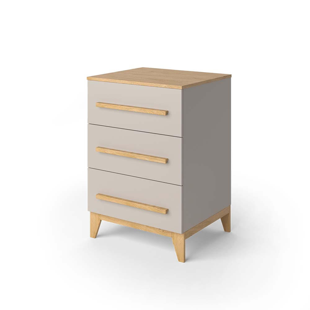 KOMMODE Malia Cashmere-Eiche 60 x 88 cm - Kaschmir, Holzwerkstoff (60/88/53.4cm) - VitaliSpa