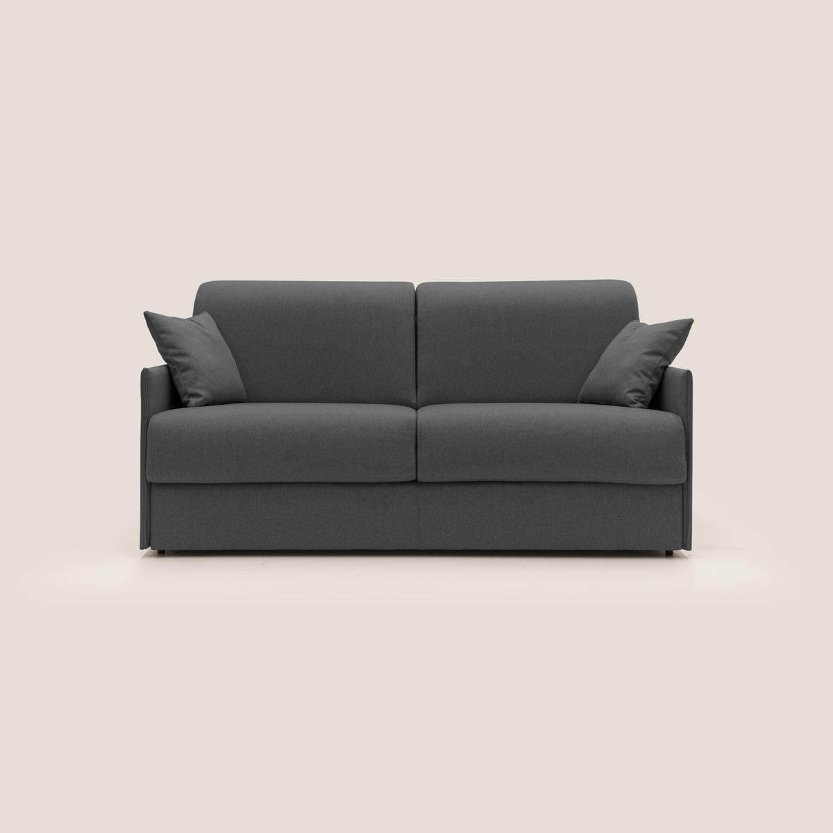 SCHLAFSOFA Evans - Anthrazit, Textil (169/90/96cm) - Divani.store