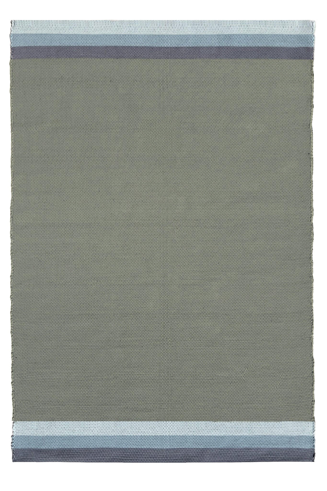 TEPPICH aus recycelter Baumwolle handgewebt grün - Grün, Naturmaterialien (160/230cm) - AFK Living