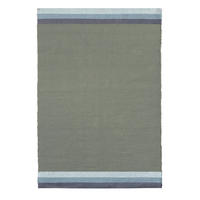TEPPICH aus recycelter Baumwolle handgewebt grün - Grün, Naturmaterialien (160/230cm) - AFK Living