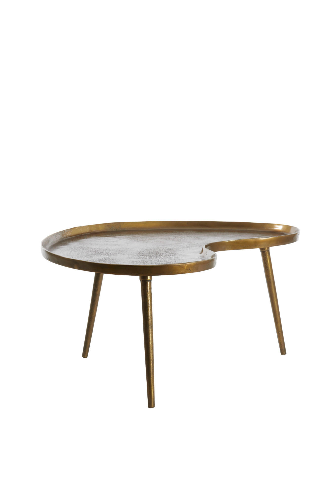 BEISTELLTISCH Lienz Bronze 80/60/36 cm - Bronzefarben, Metall (80/60/36cm) - Light & Living