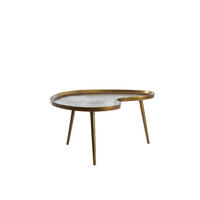 BEISTELLTISCH Lienz Bronze 80/60/36 cm - Bronzefarben, Metall (80/60/36cm) - Light & Living