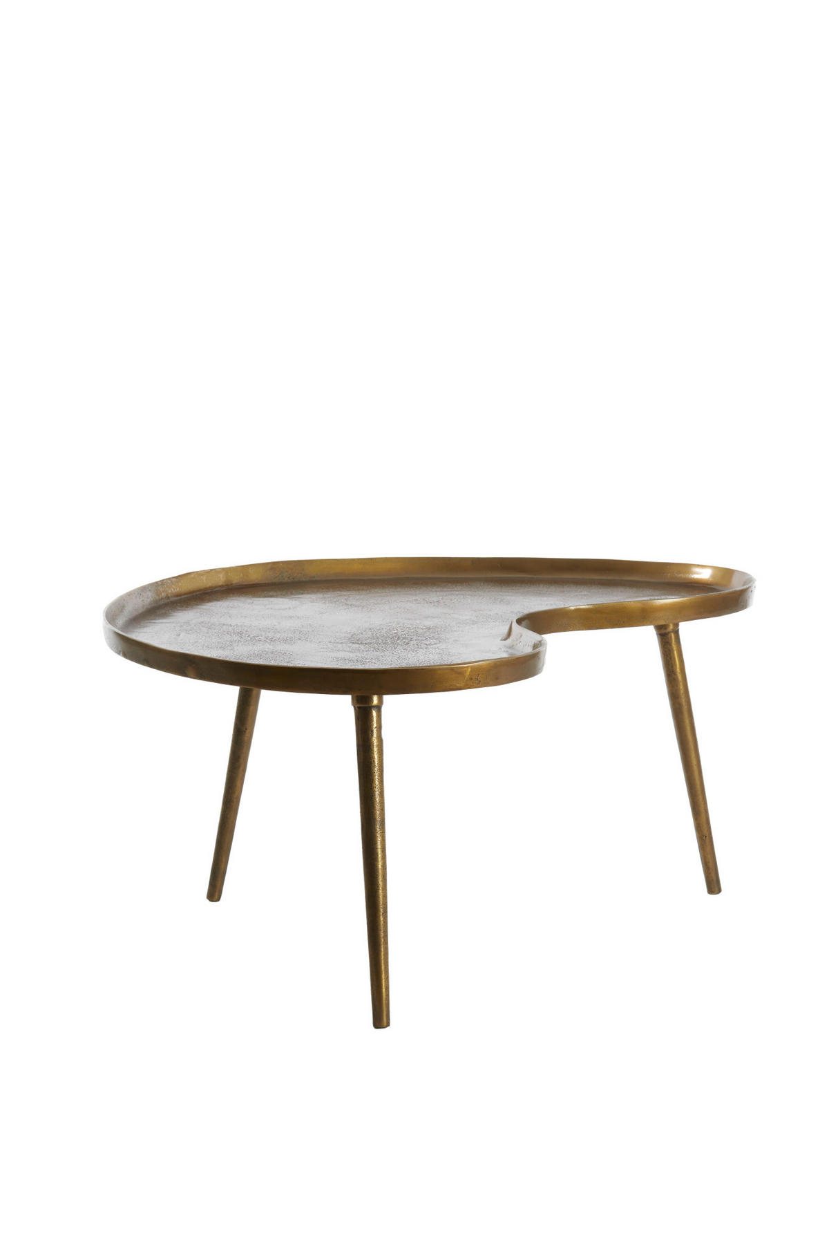 BEISTELLTISCH Lienz Bronze 80/60/36 cm - Bronzefarben, Metall (80/60/36cm) - Light & Living