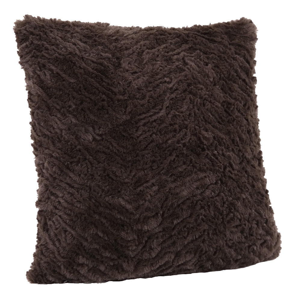 KISSENHÜLLE 40x40 cm, Polyester, Braun - Braun, Textil (40/40cm) - PTMD Collection