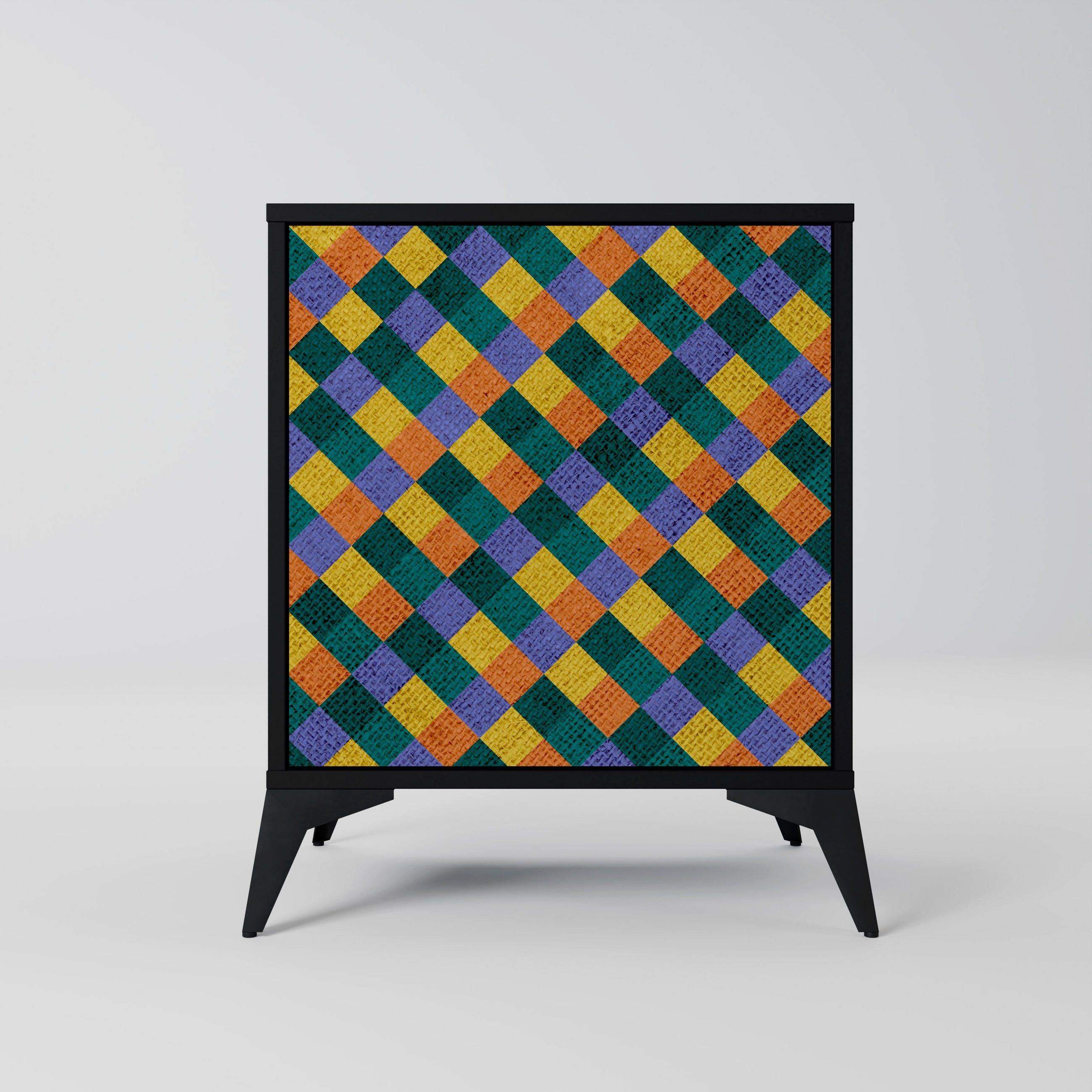 SpaceRebels Sideboard Schwarz 57.5x70.5x42 cm
